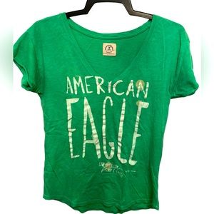 Vintage American eagle shirt, medium, green